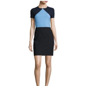 Diane Von Furstenberg Colorblock Dress Size 8